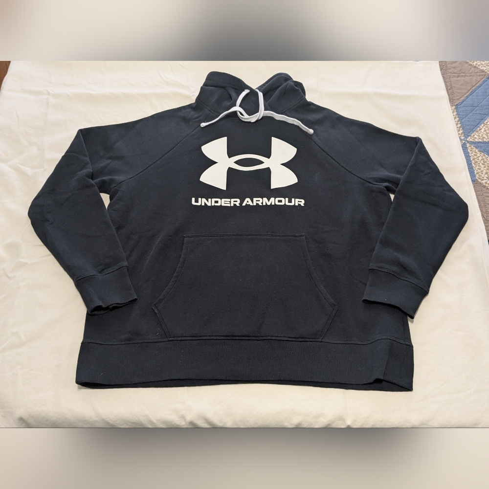 Under Armour Hoodie, XL, Classic Black & White. Unisex. Excellent Condition